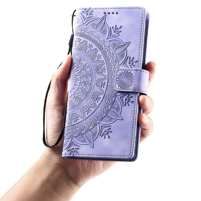 For Samsung Galaxy S26 Ultra Wallet Case Cover Shell Mandala Flower Pattern