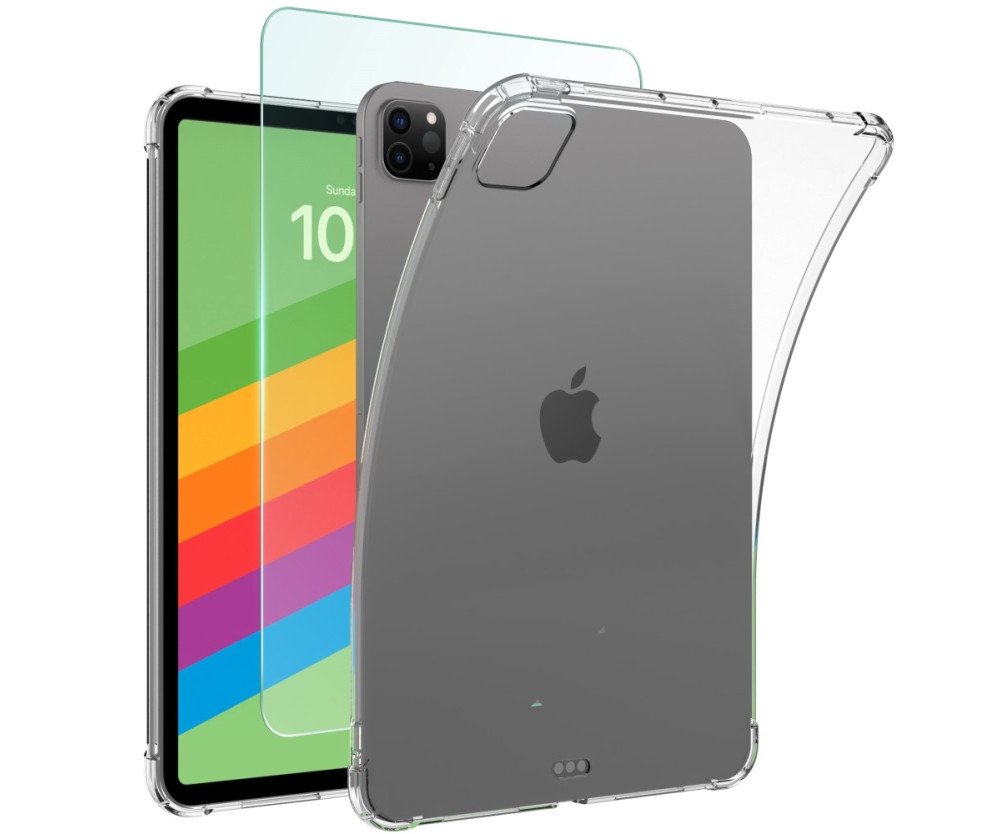 Till iPad Pro 11 (2024) TPU Skal - Transparent