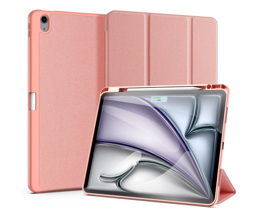 DUX DUCIS Domo iPad Air 13 (2024) fodral Tri-Fold - Rosa