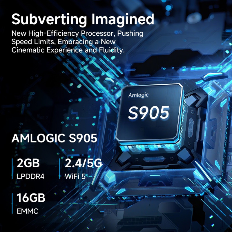 Y1 4K Ultra HD Älytelevisioboksi S905 Siru 2.4G/5G Kaksikaistainen WiFi Android 16.0 1+8GB