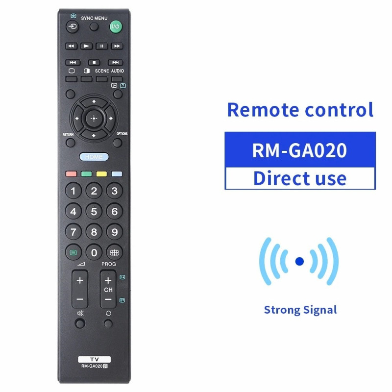 Udskiftning af fjernbetjening til RM-GA020 til Sony TV