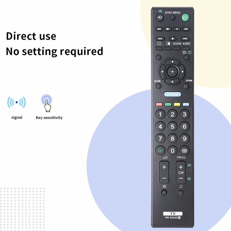 Kaukosäätimen vaihto RM-GA020:lle Sony TV:lle