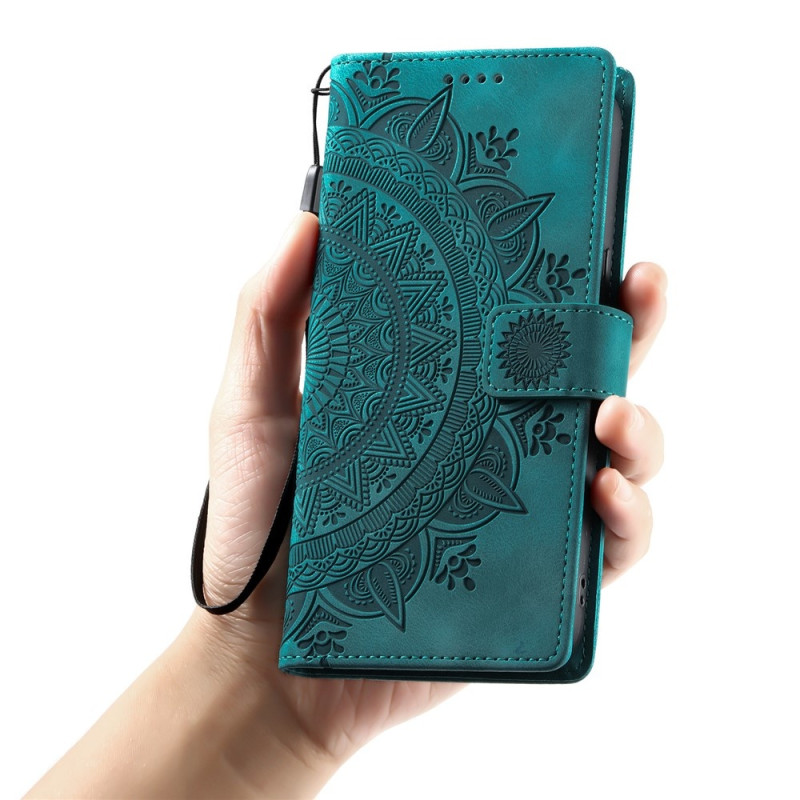 For Samsung Galaxy S26 Ultra Wallet Case Cover Shell Mandala Flower Pattern