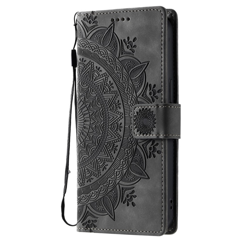 For Samsung Galaxy S26 Ultra Wallet Case Cover Shell Mandala Flower Pattern