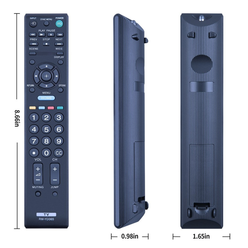 Fjernkontrollerstatning for RM-YD065 For Sony TV