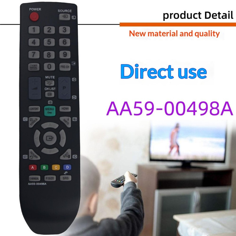 TV fjernbetjening Erstatning for AA59-00498A Til Samsung TV