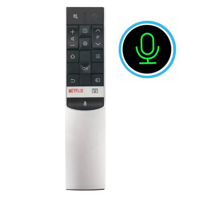 Remote Control Replacement for RC602S JUR3 For TCL TV Voice Activated