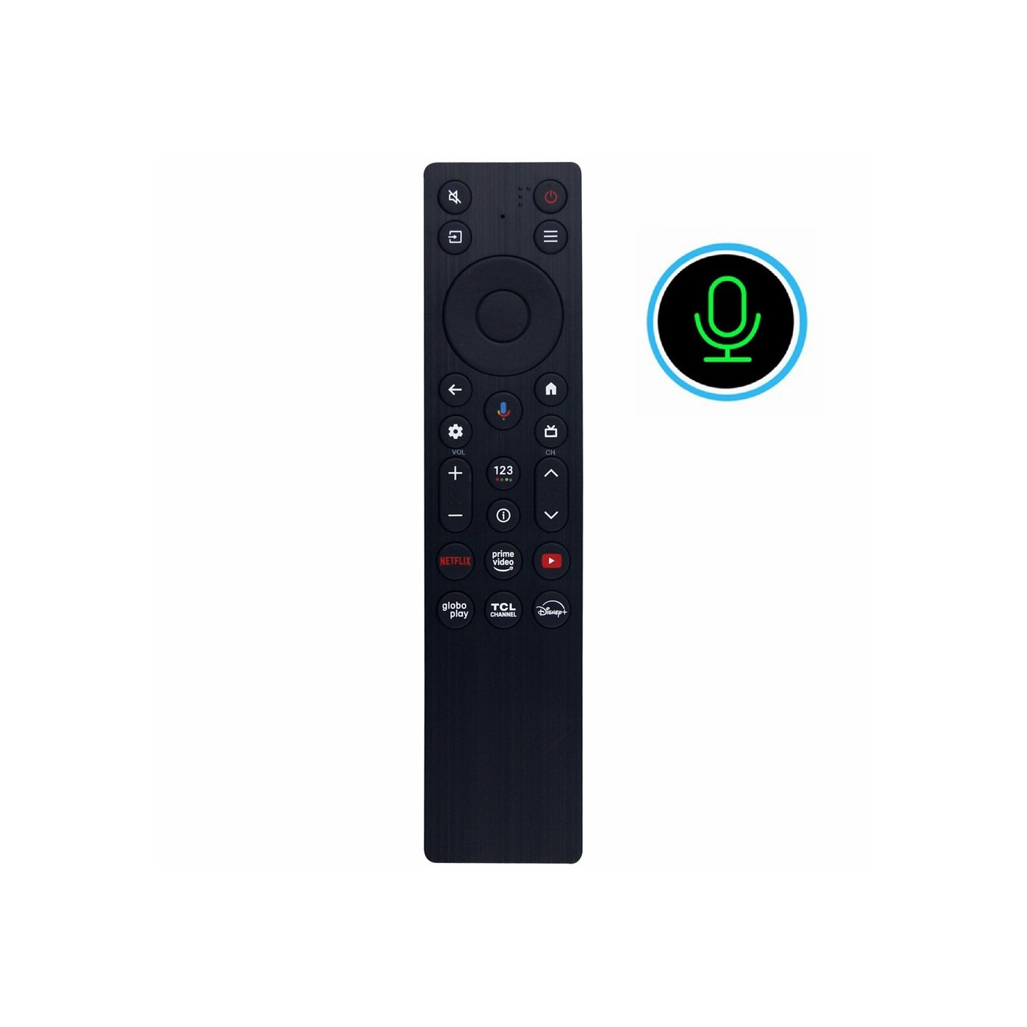 Remote Control Replacement for RC813A FMB4 For TCL TV Voice Activated