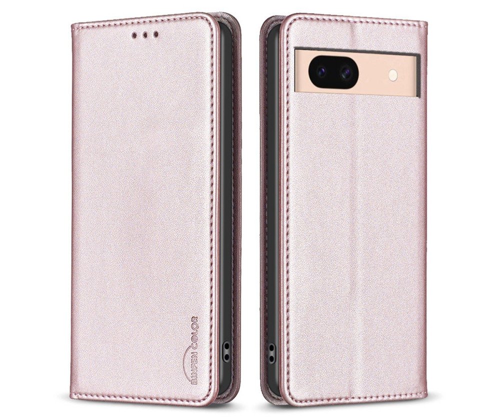 BINFEN COLOR För Google Pixel 8a Fodral Telefonfodral - Rose Gold