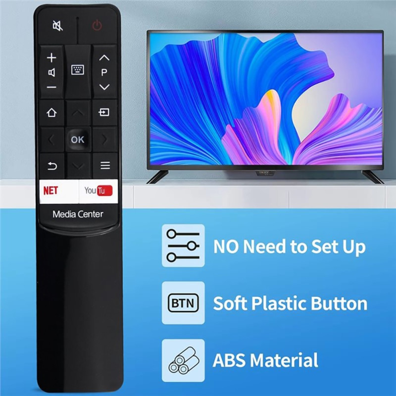 Kaukosäätimen vaihto RC602 JM12:lle TCL-televisiolle