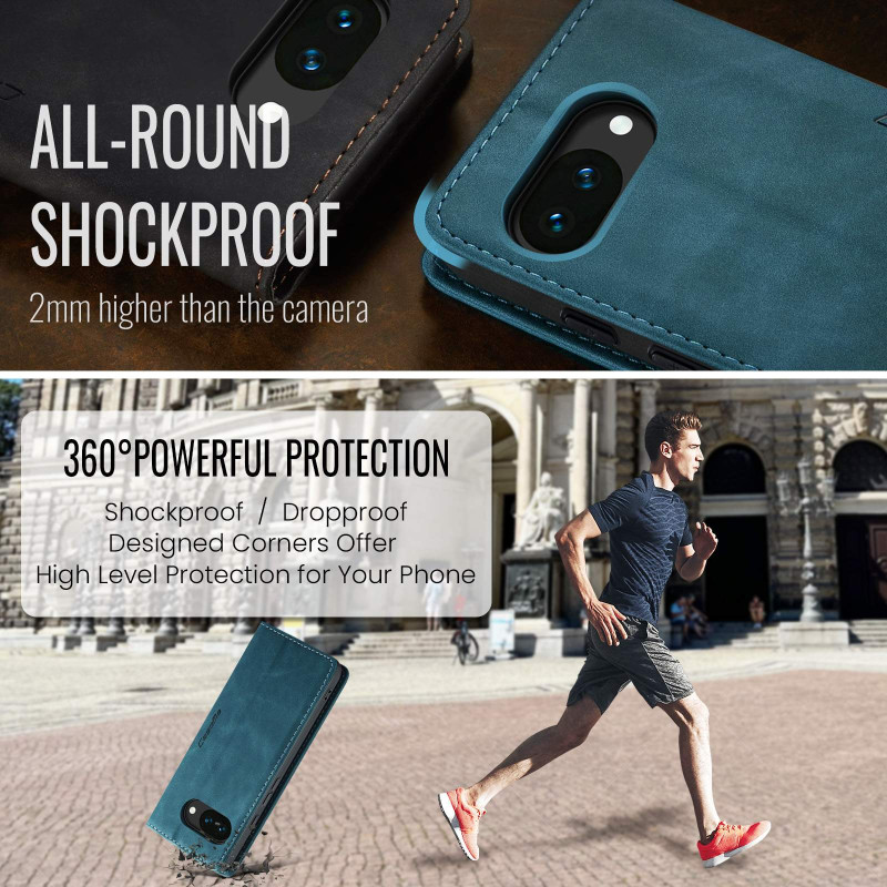 CASEME For Google Pixel 10A Case Card Holder Stand Phone Cover