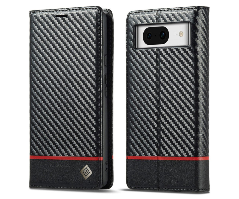 LC.IMEEKE Plånboksfodral till Pixel 8a - Svart