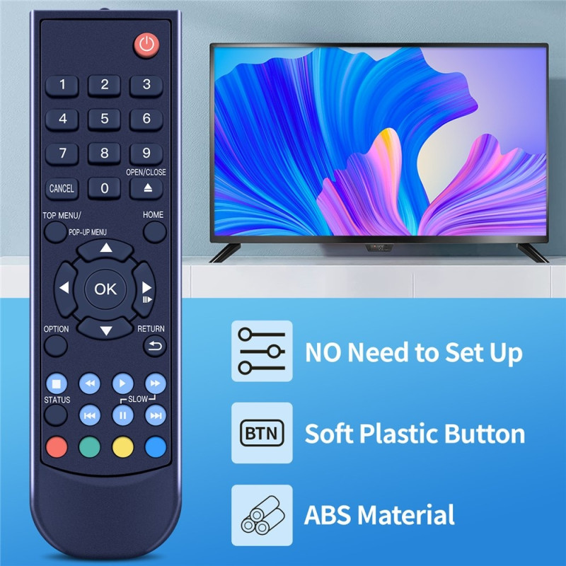 Udskiftning af fjernbetjening til N2QAYA000205 til Panasonic Blu-ray DVD-afspiller