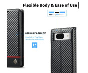 LC.IMEEKE Plånboksfodral till Pixel 8a - Svart