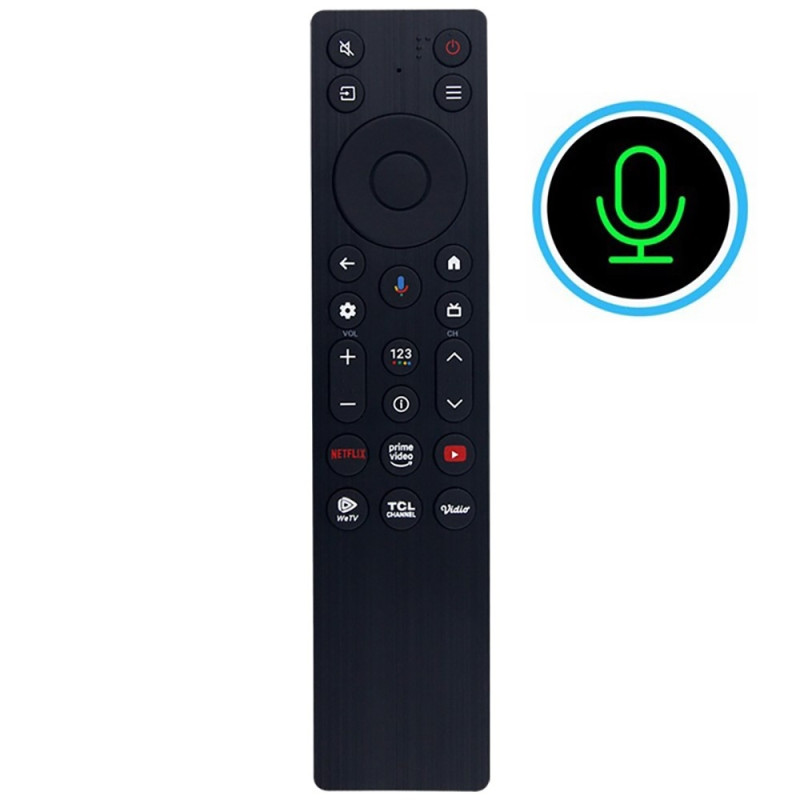 Remote Control Replacement for RC813A FMB8 For TCL TV Voice Activated