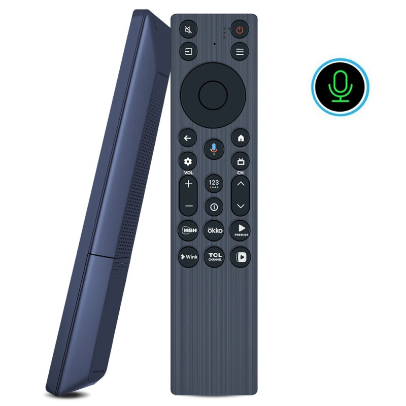 Remote Control Replacement for RC813A FMB9 For TCL TV Voice Activated