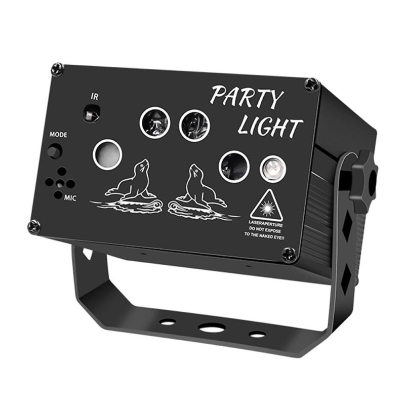 Laservalon salamavalo Ääniaktivoitu Remote Disco Party