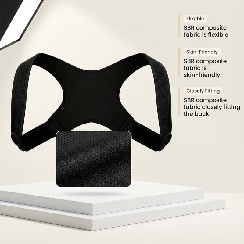 ZERILUNA Back Support Strap Correct Posture Invisible Portable Elastic Body Support