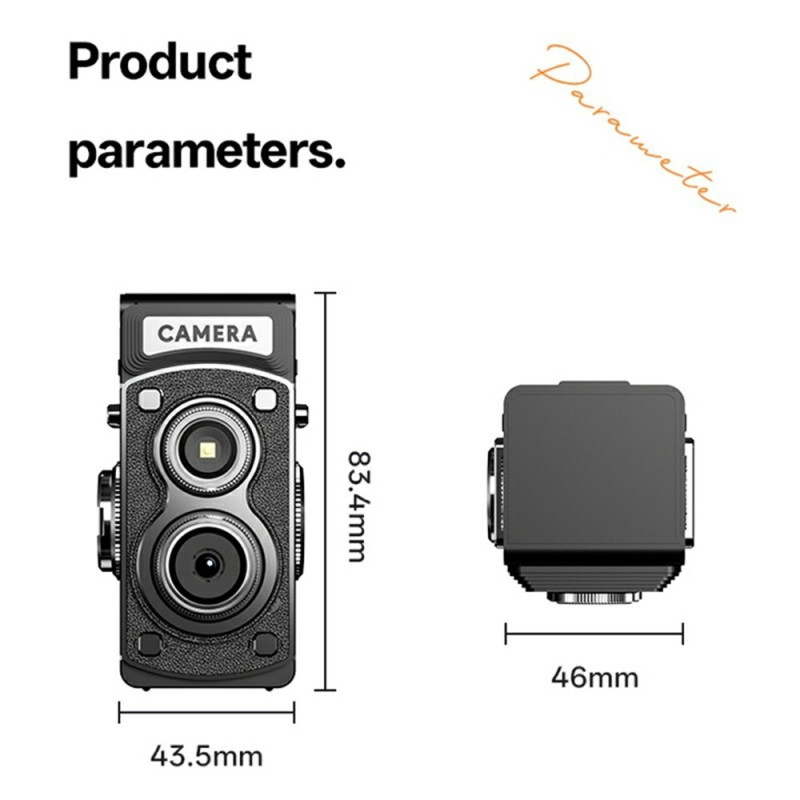 Camera Retro Manual Joystick Simulation Vintage Pocket Camera HD Digital Camera