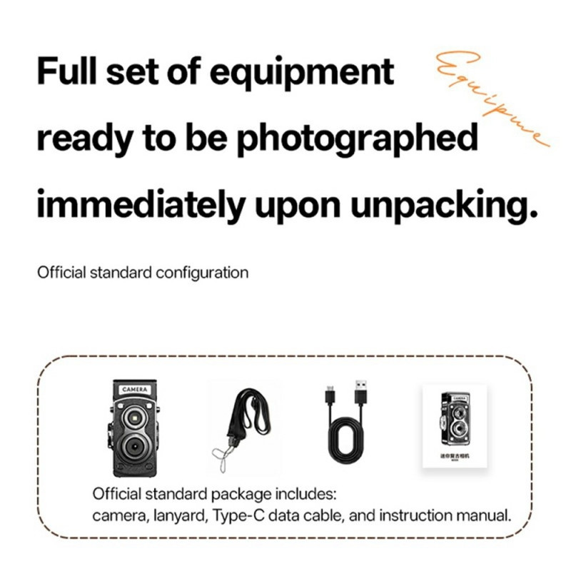 Camera Retro Manual Joystick Simulation Vintage Pocket Camera HD Digital Camera