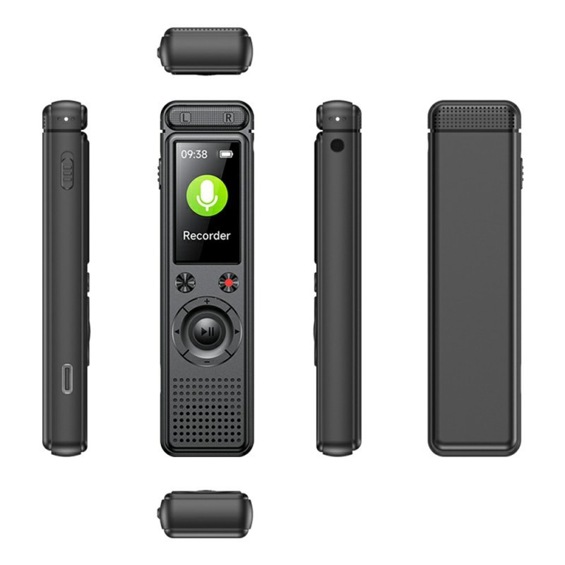 Taleopptaker A30 8 GB AI-taleopptaker med 360° surroundstøyreduserende opptaksenhet