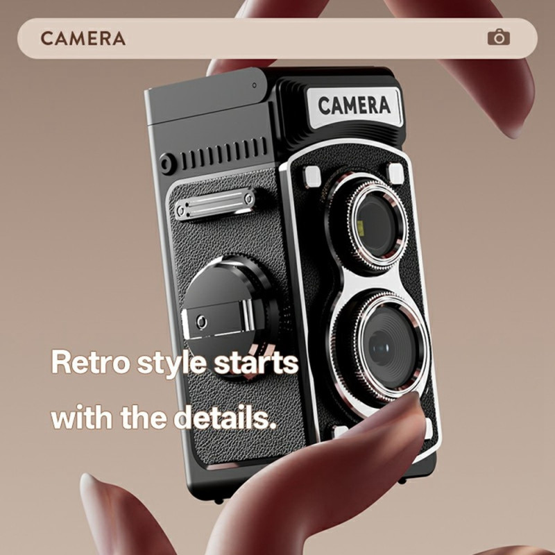 Camera Retro Manual Joystick Simulation Vintage Pocket Camera HD Digital Camera
