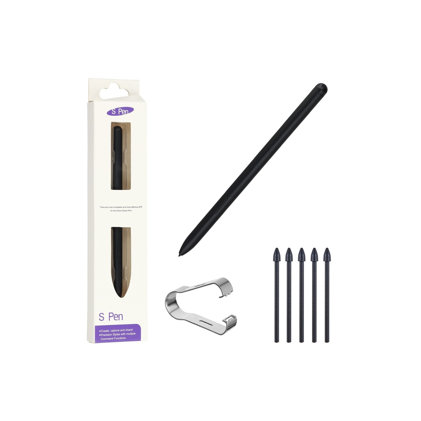 For Samsung Galaxy Tab S10 Series Tab S9 Series Stylus Touch Pen 5 Pen Tips