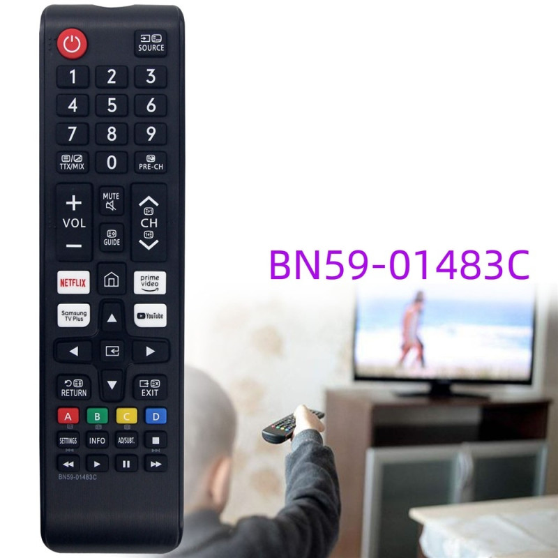 TV:n kaukosäädin Korvaus BN59-01483C:lle Samsung TV:lle