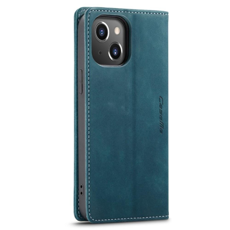 CASEME Retro lompakkokotelo iPhone 14 Plus - Sininen