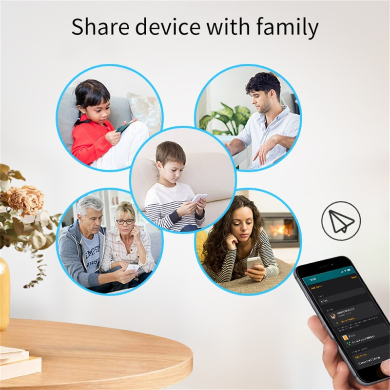 Matter Thread Dørsensor USB-drevet magnetisk Smart Home Sensor Vinduesalarm