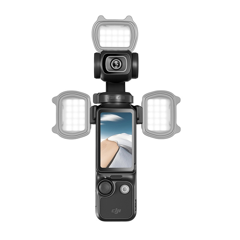 Lampe belysning til DJI Osmo Pocket 3 kamera magnetisk udfyldningslyssæt 3 farver