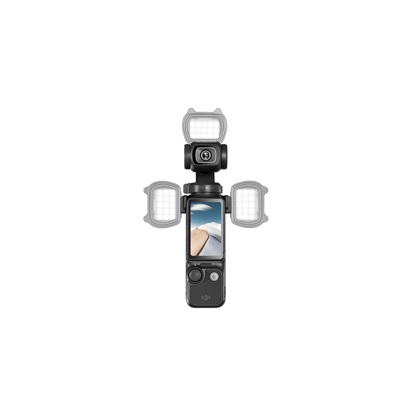 Lampebelysning for DJI Osmo Pocket 3-kamera magnetisk fylllyssett 3 farger
