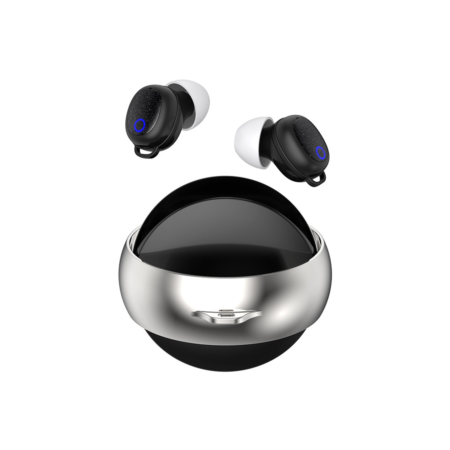 Trådløse hovedtelefoner Bluetooth IPX7 støjreducerende in-ear til søvn - Sort