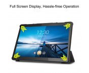 Tri-fold Fodral till Lenovo Tab M10 FHD REL TB-X605FC - Svart