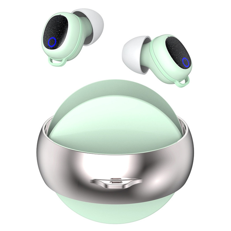 Wireless Headphones Bluetooth IPX7 Noise Cancelling In-Ear For Sleep - Grass