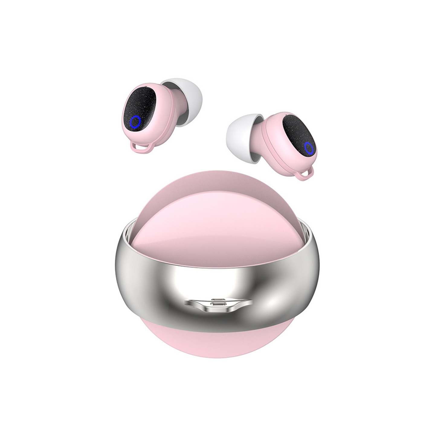 Wireless Headphones Bluetooth IPX7 Noise Cancelling In-Ear For Sleep - Pink