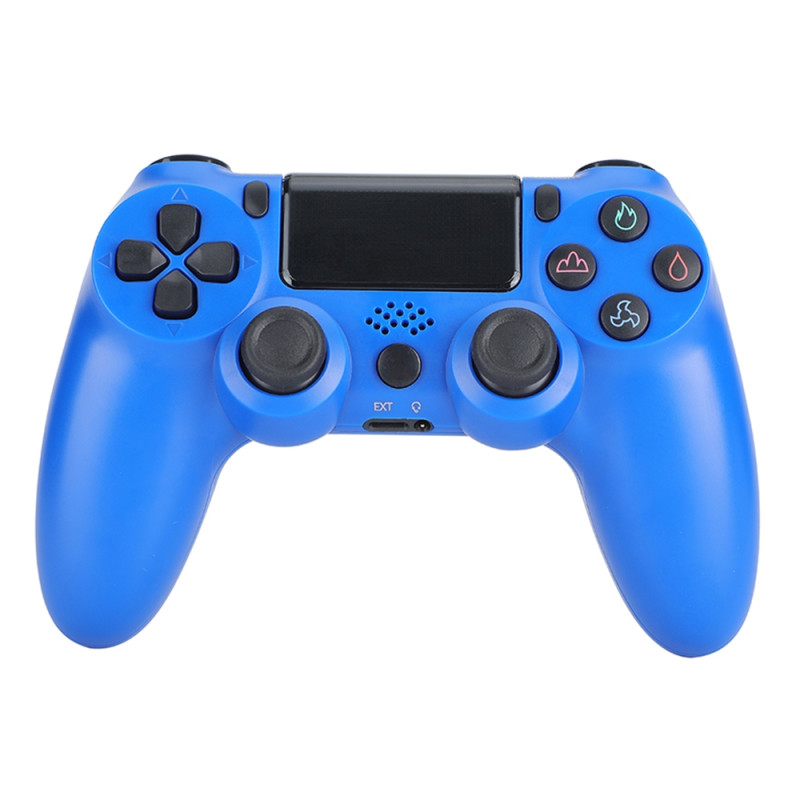 Trådløs spillkontroller for Sony PS4 Bluetooth-gamepad med vibrasjon - Blå
