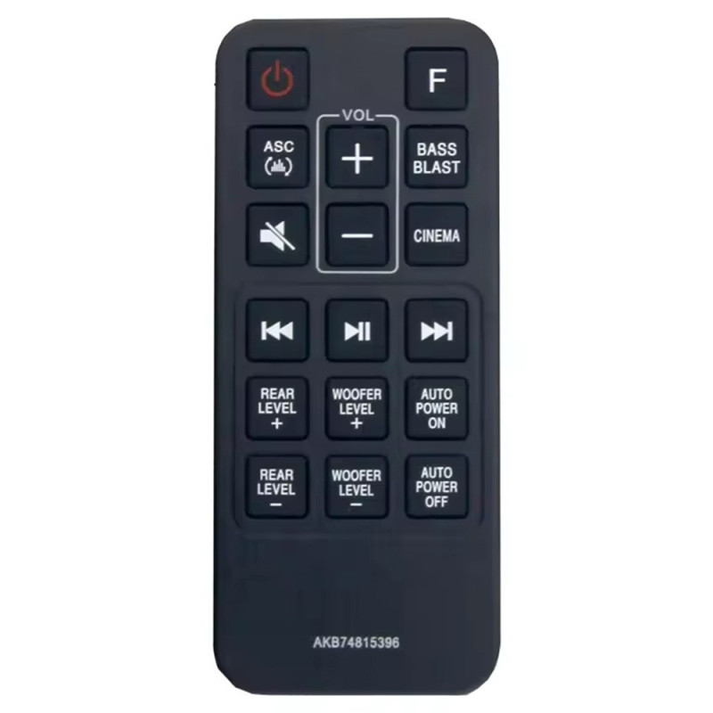 Udskiftning fjernbetjening til AKB74815396 til LG Soundbar