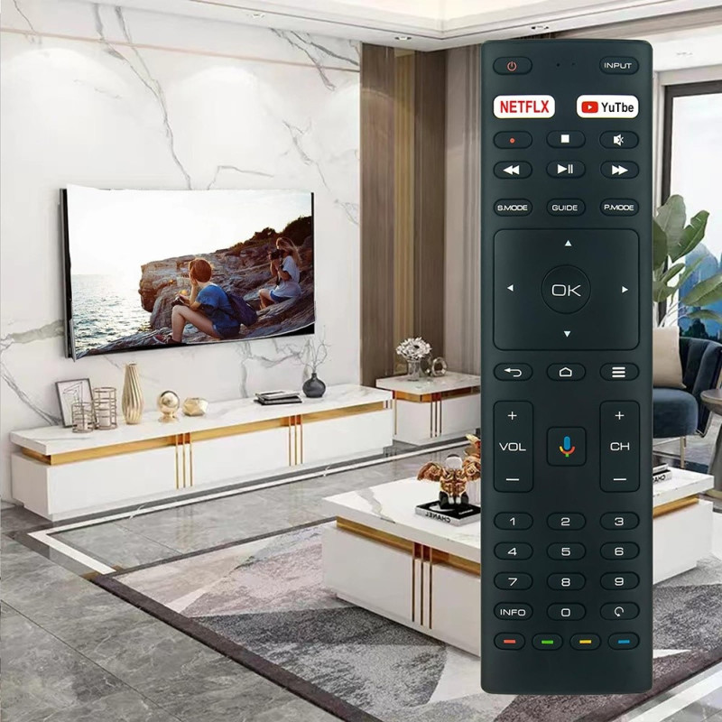 Fjernkontroll utskiftning for RM-C3329 for JVC TV stemmeaktivert