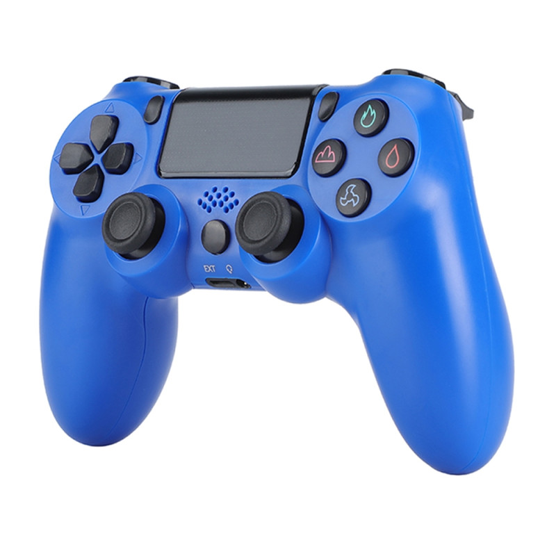 Trådløs spillkontroller for Sony PS4 Bluetooth-gamepad med vibrasjon - Blå