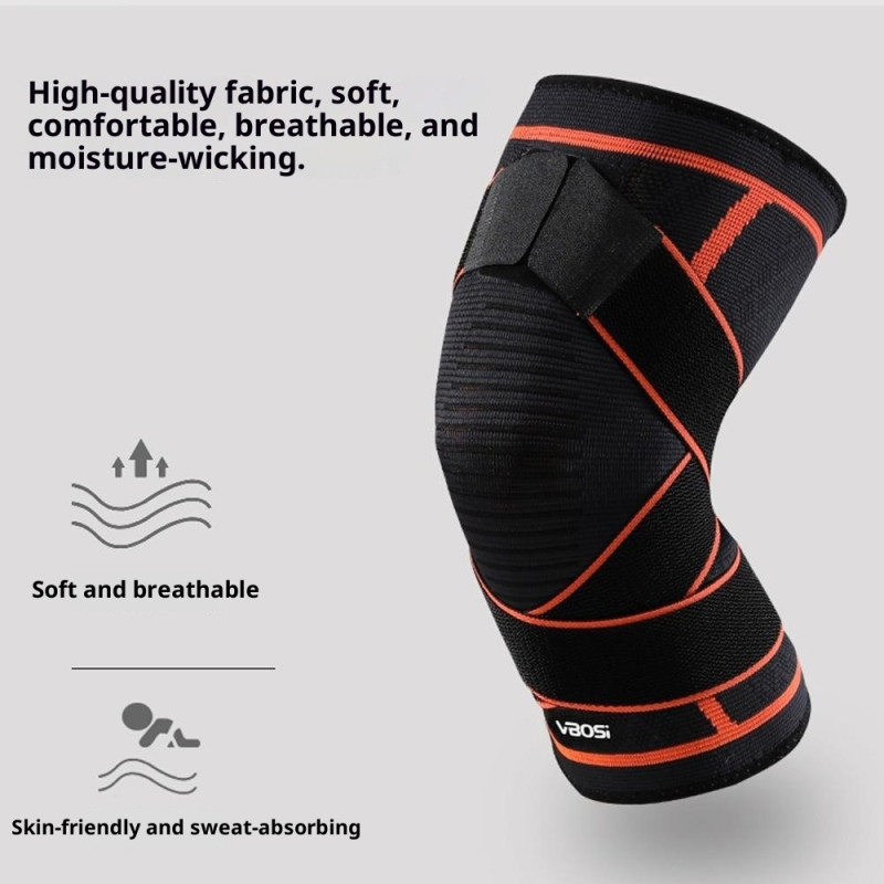 1 pc. Elastic stable Support Knee Knee Brace Knee Protector Patella Warmth - M