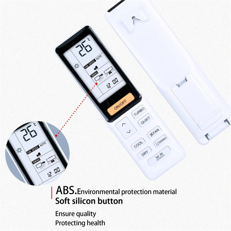 Erstatning fjernkontroll for 0010402886D for Haier klimaanlegg