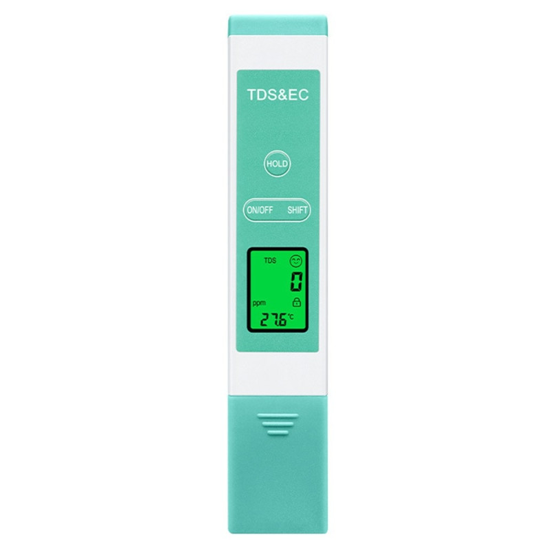 Tester Vandkvalitet EC TDS Temperaturmåler Drikkevand Digital Testpen