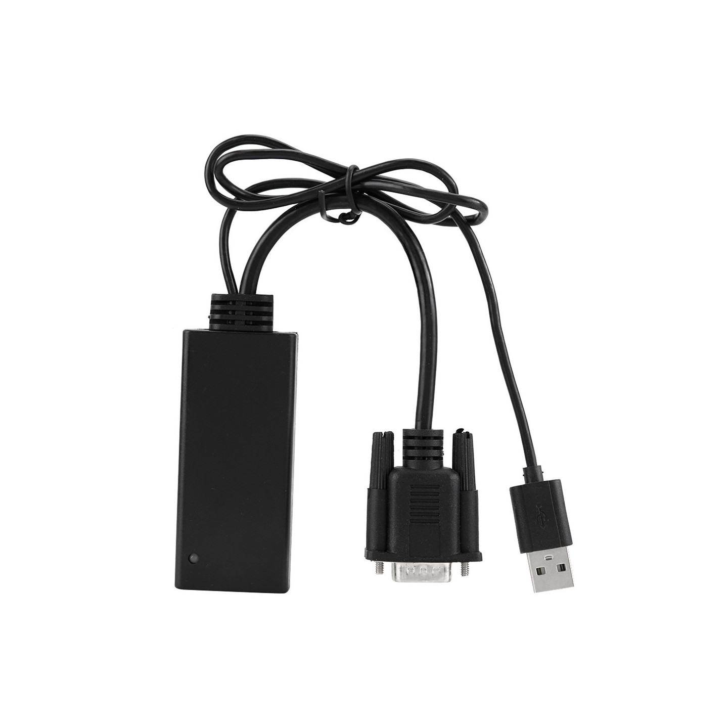 VGA + USB HD-muunnin HD-videosovitin ääni-USB-virtalähteellä
