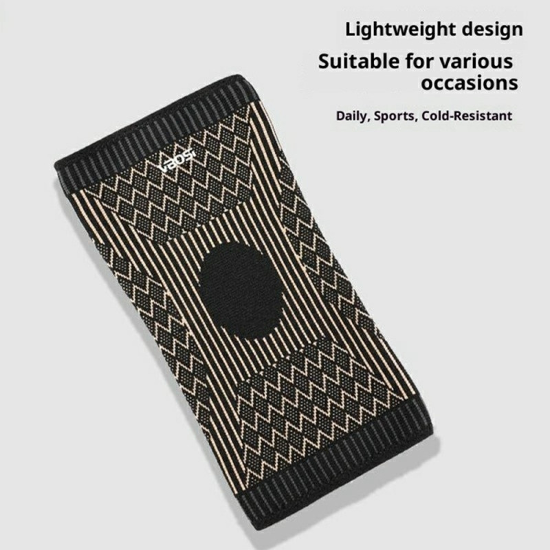 VBOSI 1 stk. Elastisk stabil støtte for kne Knestøtte Knebeskytter Patellavarmende - XL