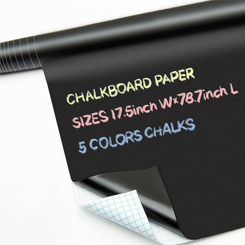 45 x 200 cm self-adhesive wall sticker chalkboard waterproof erasable board