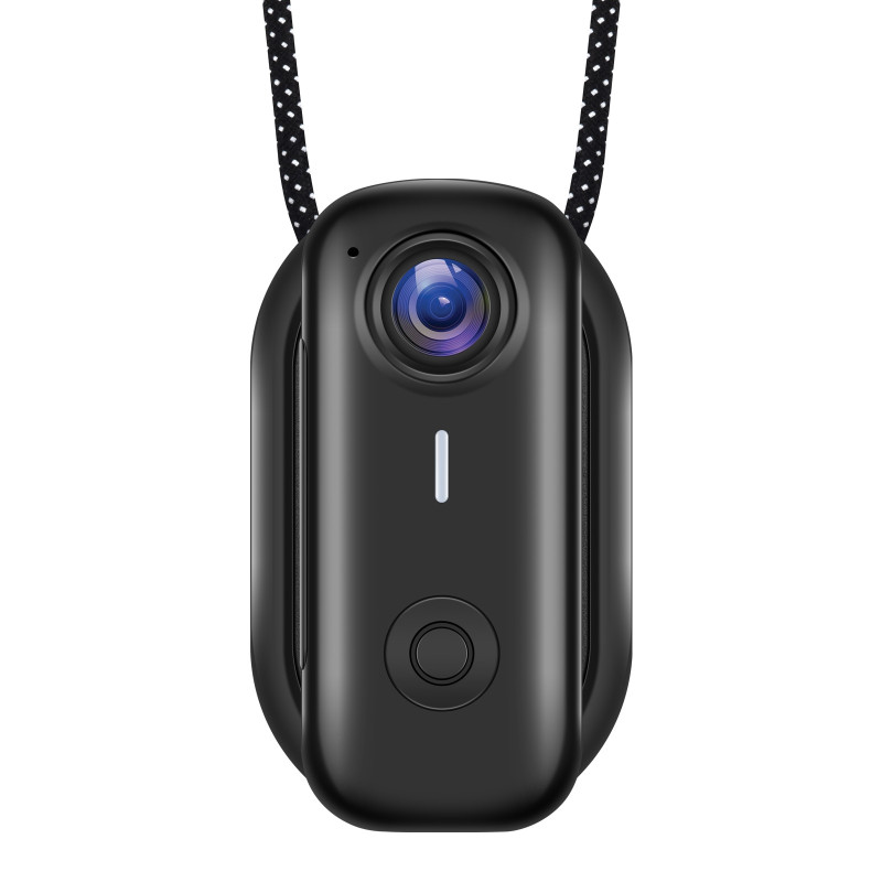 D100 2K Tommelfingerkamera Digitalkamera Videokamera Kamera Magnetisk Lommekamera Halsrem