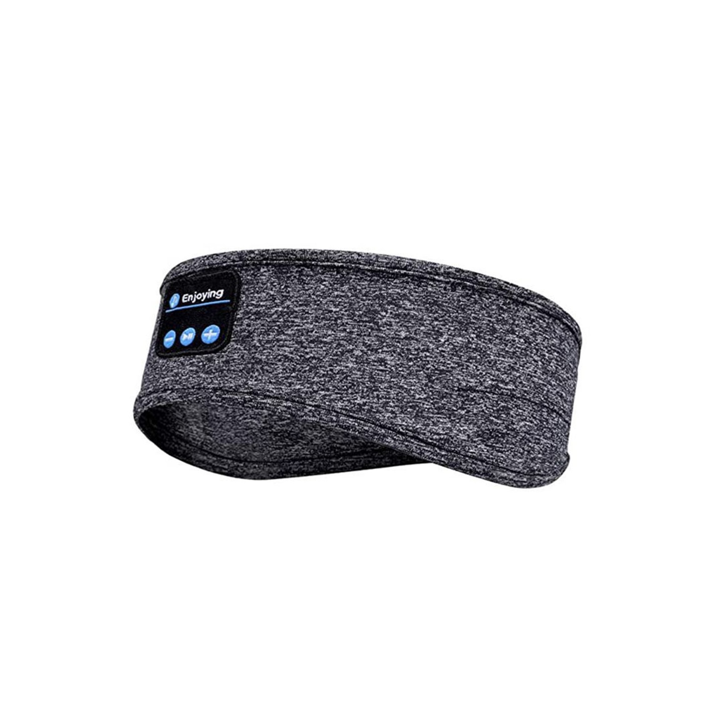 Bluetooth Sportshodebånd Sovehodetelefoner Musikk Øyemaske - Mørkegrå