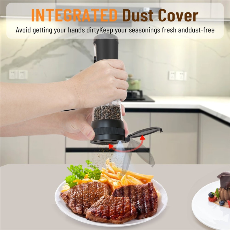 Salt Pepper Spices Mill Grinder Electric Spice Grinder Rechargeable