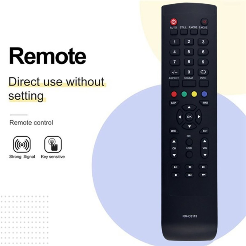 Fjernkontroll utskiftning for RM-C3113 for JVC TV
